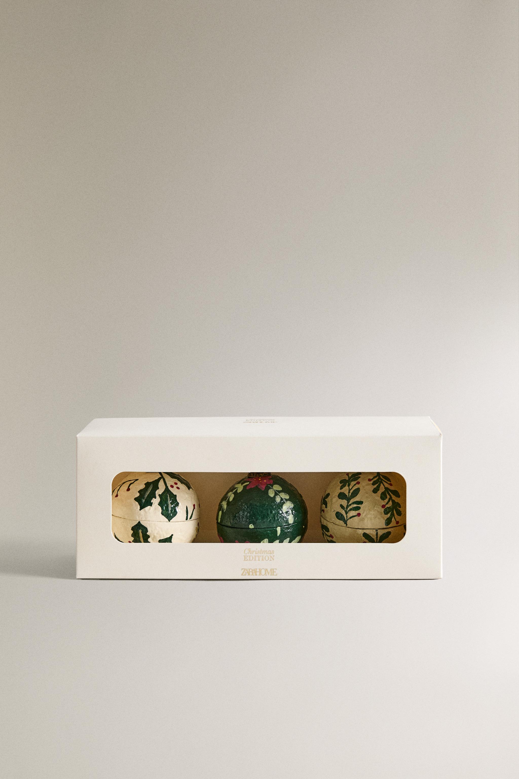 CHRISTMAS BALL PLACEHOLDERS (SET OF 3)